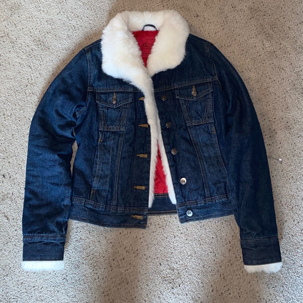 Fleece Denim Jacket